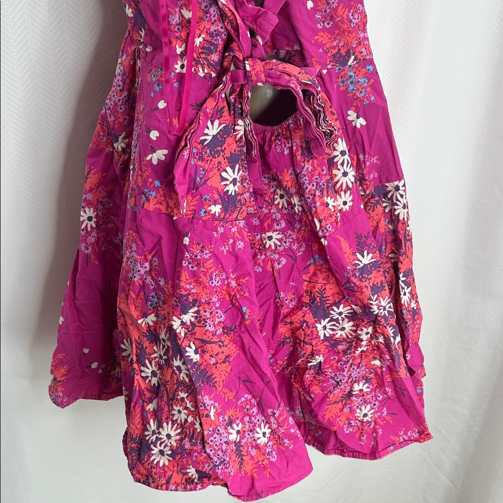 Free People Pink Floral Mini Dress - Picture 6 of 8